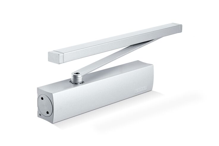 Door closer TS 5000, vertically adjustable guide rail