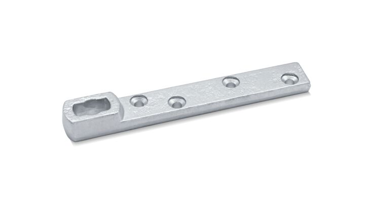 TS 510 door rail for double-action doors 