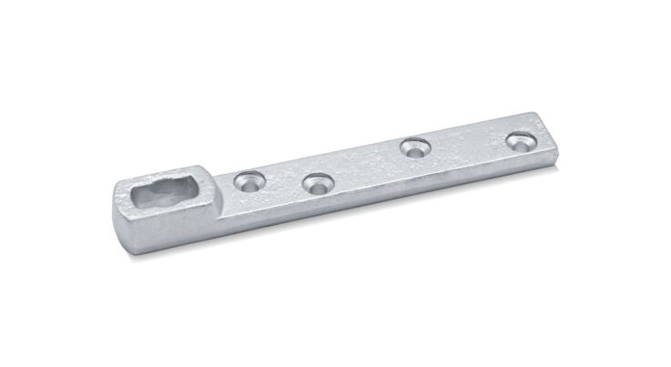 TS 510 door rail for double-action doors