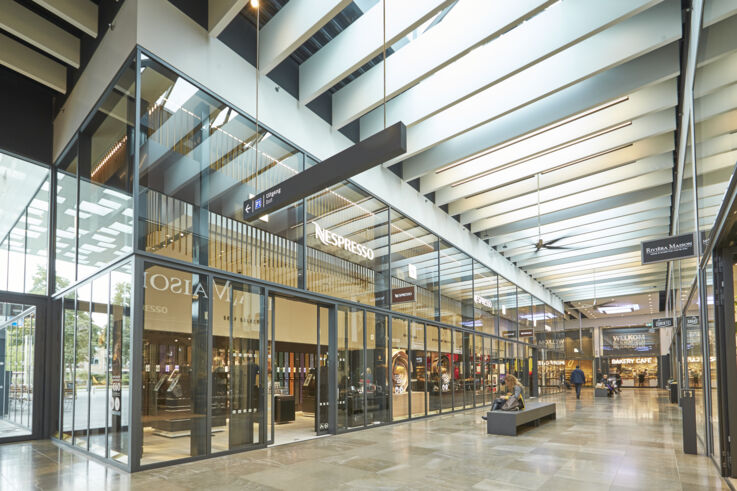 Automatic sliding door drive Slimdrive SL-NT, Gelderlandplein