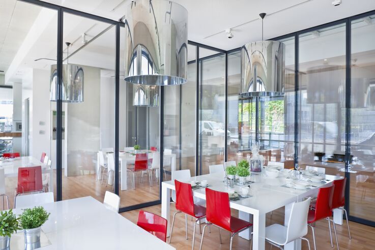 Manual sliding wall system from GEZE