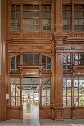Inside Montreux Station Inside the pharmacy at Montreux railway station